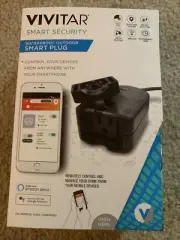 Vivitar Waterproof Outdoor Smart Plug Alexa & Google Assistant HA-1011-WG. NEW