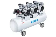 VEVOR Oil Free Air Compressor Air Compressor Tank 100L 3HP Ultra Silent Inflator