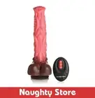 Deluxe Centaur Thrusting & Vibrating Silicone Dildo by Creature Cocks