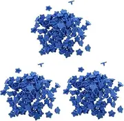 [TEHAUX] 200 Pcs Butterfly Hat Blue Brooch Blue Clutch Blue Ties Locking Pin Backs Rubber Pin Keepers Rubber Pin Backs Brooch Clasp Caps Pin Brooch Backs Keepers Pentagram Badge Buckle Blue
