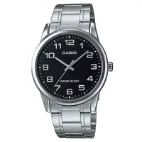 在飛比找Yahoo奇摩購物中心優惠-CASIO 經典復古時尚簡約指針紳士腕錶-黑色(MTP-V0