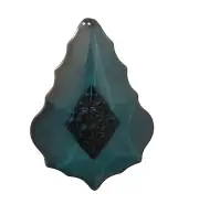 Set of 8 Sapphire Large 2-3/8" Crystal Geode Acrylic Amulet Pendants Beads