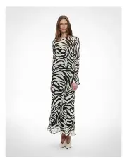[Witchery] Boat Neck Maxi Dress in Multi