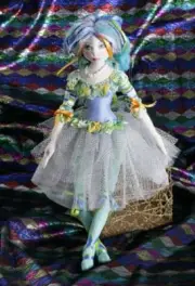 Cloth Art Doll Pattern "Tallulah" by Jan Horrox