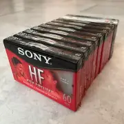 Bundle 10x Sony HF High Fidelity Normal Bias Cassette Tapes