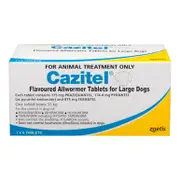Cazitel Flavoured Allwormer Tablets For Large Dogs 35kg/tab (40 Tablet Professional Pack)