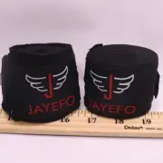 (2-Pk) Jayefo Deadlift Straps Black Standard Size
