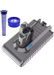 Bonacell 6.0 Ah 21.6V Lithium Battery For Dyson V6 Battery Replacement SV05 SV06