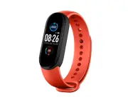 Smart Watch Bluetooth Call Smartwatch Men Women Kids Bracelet Heart Rate Monitor Blood Pressure For IPhone Android M5 - Red Color