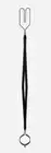 GLOW Log Grabber Fireplace Tongs Wood Fired Oven Tool Grill Camping Fire Pit