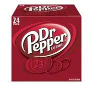 Dr Pepper Soda Cans 24 x 355ml