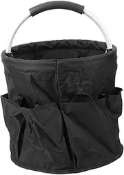 Milisten Outdoor Picnic Basket Gardening Tool Bag Maintenance Tool Handle Bag Garden Storage Carrier Gardening Supplies Gardening Tool Storage Bag Garden Tool Holder Tools Tote Bag Aluminum