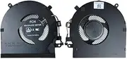 Laptop CPU Cooling Fans for Razer Blade 15 RZ09-0270 02705E76 RZ09 3009 E97 GPU Cooler Radiator Fan New DFS5K121142621 FLK7 FL6S(CPU Fan)