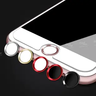 指紋識別按鍵貼 iPad / iPhone 4 5 6 6s 7 7Plus SE HOME鍵 按鍵貼 素色貼紙