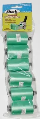 Shark Grab N Bag Powered Scooper XSB370 Dog Poo Pooper Cleanup 6 Refills 60 Bags