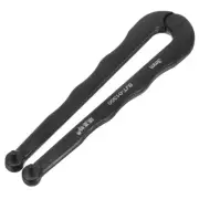 Adjustable Vertical Hole Hook Wrench Black Durable Face Spanner
