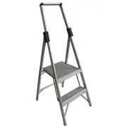 INDALEX 120kg Trade 2 Step Slimline Platform Aluminium Ladder TRDP5/2M