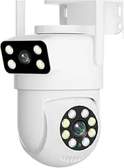 2K 4MP Dual Lens Tuya Smart Life HD Waterproof Outdoor IP Camera P2P WiFi Security Camera Bullet CCTV Surveillance Camera(A/U,Dual Lens Camera)