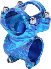Bicycle Short Handlebar Stem Ultra Light Aluminum Alloy Hollow Shock Absorption Stem for Mountain Bike Road Bike 31.8mm 35mm 7 Degree CNC Machined Durable Corrosion Resistant
