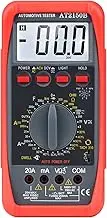 SHANGLIN Smart Digital Multimeter 1999 Counts LCD Backlight Electrical Automotive Tester Voltmeter Ammeter Temperature Measuring Multifunction Dwell Angle RPM AC DC Voltage Current Resistance Capacitance