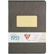 Clairefontaine 1951 A5 Stapled Notebook Ruled 96 Page Black