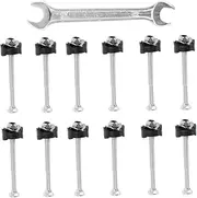 1 Set Durable Fixing Screws for Trampolines Long Screws with Wrench Falling Design Easy Assembly for Safety Enclosure and Repair Needs
