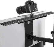 DSLR Camera Mount, Monitor Shelf for VESA Arms, Black