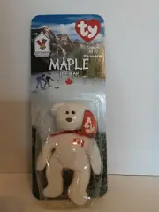 RARE REDUCED Maple The Bear w Errors Ty Beanie Babies NIB OAKBROOK McDonalds