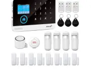 YBJ 21-Piece-Kit WiFi Alarm System for Home Security, DIY 4G Smart Home Security