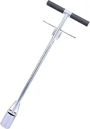 B Baosity Lawn Plug Garden Tool, Soil Sampler, Equipment Multifunctional,Ergonomic Bulb Planter,Manual Seedling Transplanter for, 6.3cm Diameter