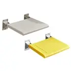 Wall Mounted Folding Shower Seat Sturdy Bath Stool for Children Dorm Adults
