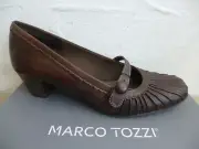 Marco Tozzi Court Shoes Ballerina Ballet Flats Slip on Shoes Leather