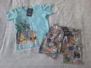 Size 5 Bonds FINDING NEMO Summer Set Toughies Pants And Shirt