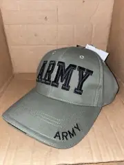 ARMY Strap Back Adjustable Hat Cap One Size Fits All Adult Cotton by Rothco