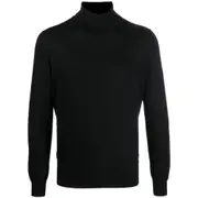 [Fileria] Fileria Fine-knit Roll-neck Jumper 48 IT BLACK