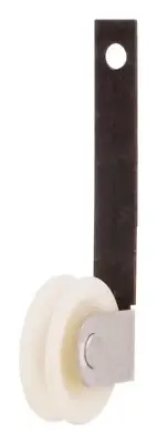 BartonKramer 1in. D X 1/4in. L Matte Nylon/Steel Screen Door Roller 2pc