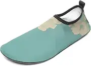[BTCOWZRV] Water Shoes for Women Men Clouds and Dandelions Water Sports Shoes Slip-on Breathable Lightweight Athletic Aqua Sock