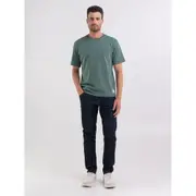 Replay Mens Basic Tee Printed Crewneck T-Shirt Green