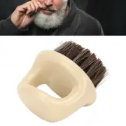 3Pcs Shaving Brush Ring Handle Men Beard Soft Bristle Burr Comb Styling HR6