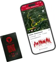 RideLink WingMan 2G, IP54 Tracking Modul, black-red for Men Black Red