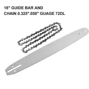 Chainsaw Guide Bar Saw Chain Cutting Logging For 62CC 58CC 52CC Tarus