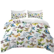 Multi Pattern and Colors Butterflies Quilt Cover
