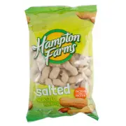 Hampton Farms Roasted Salted In-Shell Peanuts 0.5 lb. - 36/Pieces