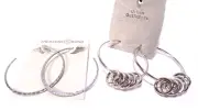 Treasure and Bond Women's Hammered Hoop Urban Outfitter Ring Earrings NWT 29 35