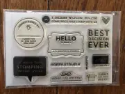 NEW Stampin' Up! Best Decision Ever Cling Stamp Set