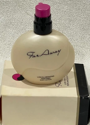 AVON FAR AWAY LUSH AND LIBERATING PERFUMED BODY LOTION 6.7 fl oz 1995. NIB