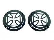 SolidCustom Audio Protective Grille 1pc Iron Cross Metal Speaker Waffle SUB mesh