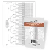 10 Generation Blank Pedigree Charts Plus Kids (Single Sheet) | Archival Quali...