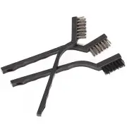 6* Steel Brush Set Small Cleaning Brushes Wire Rust Sparks Wheels Scrub 180mm F