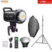 Godox SL100D 5600K LED Video Light with RC-A6 + 95cm Grid Softbox + Light Stand